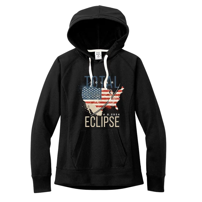 Total Eclipse 2024 Women's Fleece Hoodie