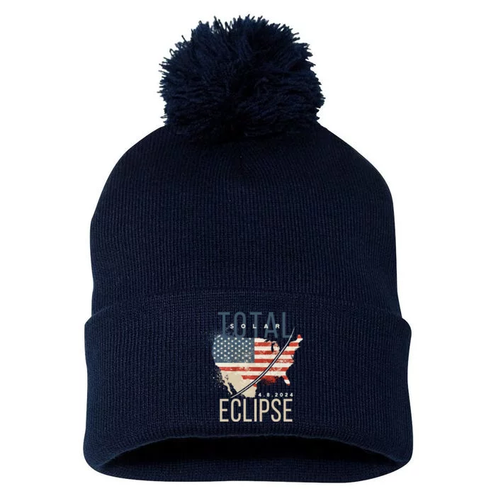 Total Eclipse 2024 Pom Pom 12in Knit Beanie