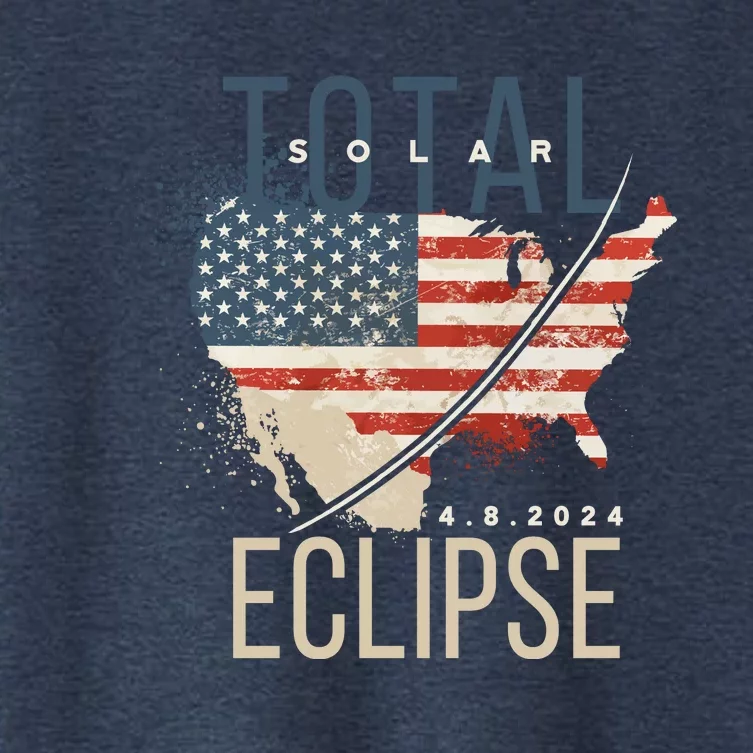 Total Eclipse 2024 Women's Crop Top Tee