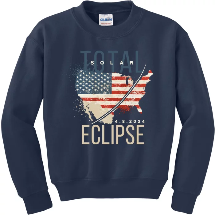 Total Eclipse 2024 Kids Sweatshirt