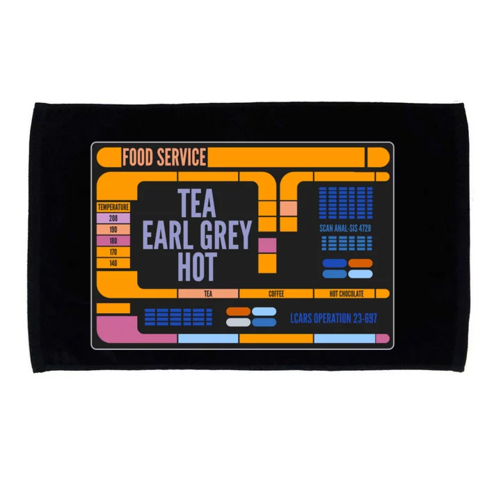 Tea Earl Grey Hot Captain Picard TNG Microfiber Hand Towel