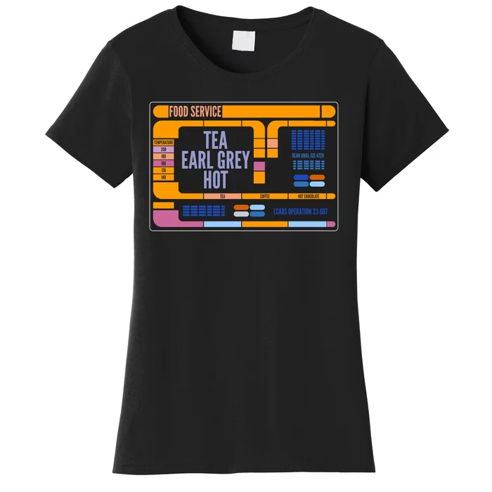 Tea Earl Grey Hot Captain Picard TNG Women's T-Shirt