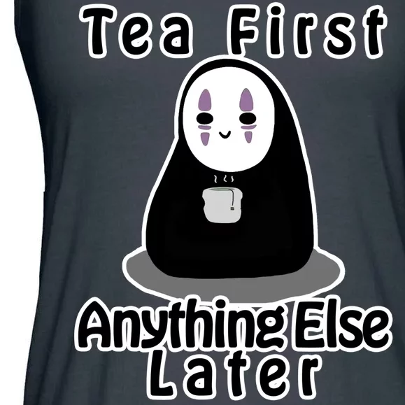 Tea First Anything Else Ladies Essential Flowy Tank