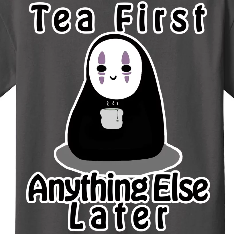 Tea First Anything Else Kids T-Shirt