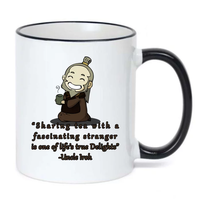 Tea With Strangers Uncle Iron Quote Black Color Changing Mug