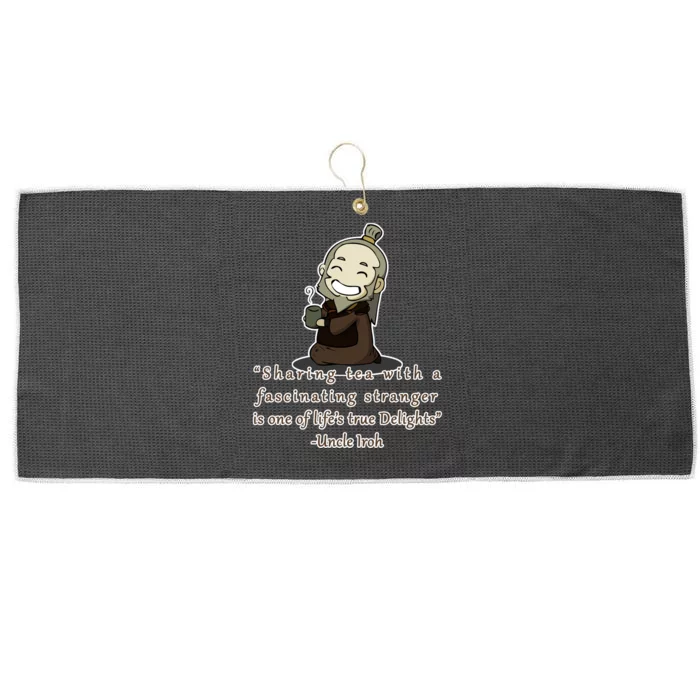 Tea With Strangers Uncle Iron Quote Large Microfiber Waffle Golf Towel