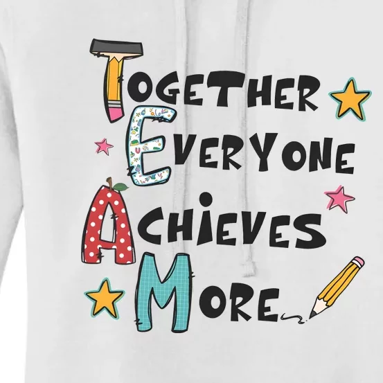 Together Everyone Achieves More Women's Pullover Hoodie