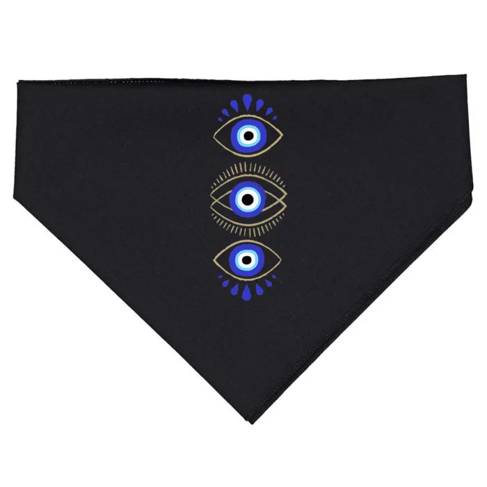 Third Eye All Seeing Spiritual Mystical Evil Eye Protection USA-Made Doggie Bandana