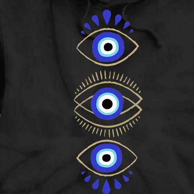 Third Eye All Seeing Spiritual Mystical Evil Eye Protection Tie Dye Hoodie