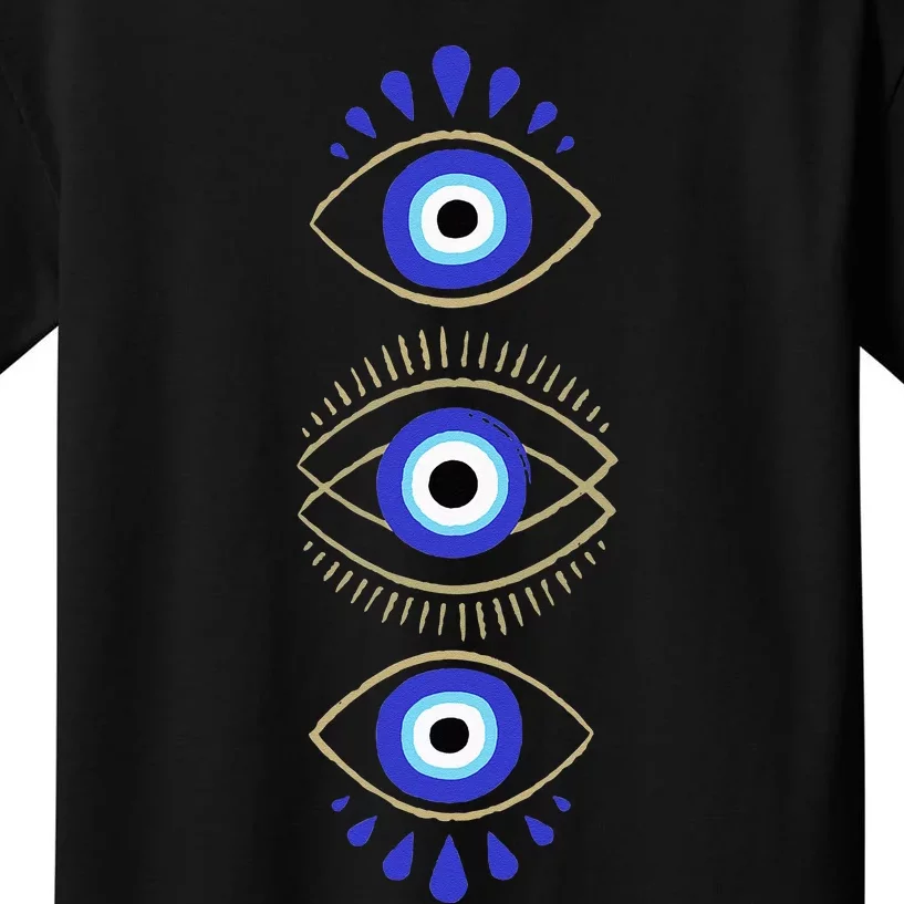 Third Eye All Seeing Spiritual Mystical Evil Eye Protection Kids T-Shirt