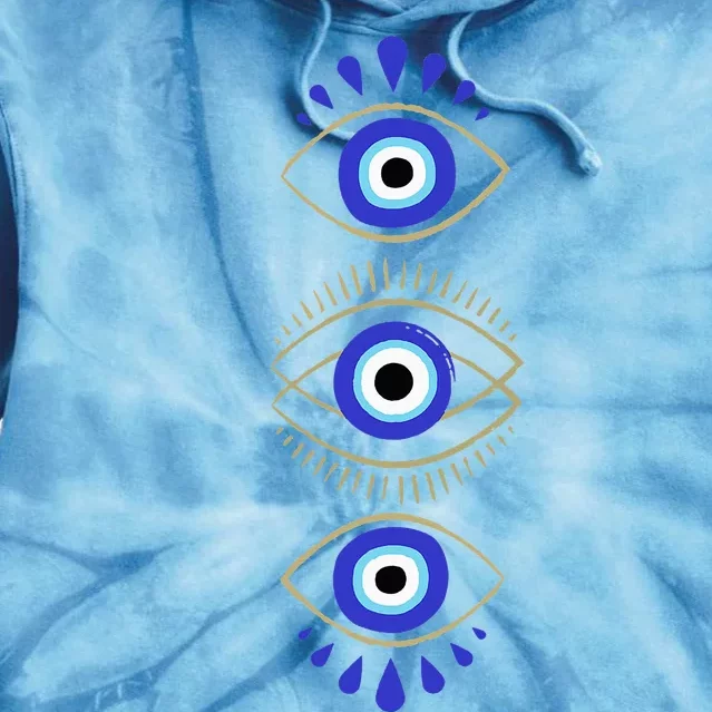 Third Eye All Seeing Spiritual Mystical Evil Eye Tie Dye Hoodie