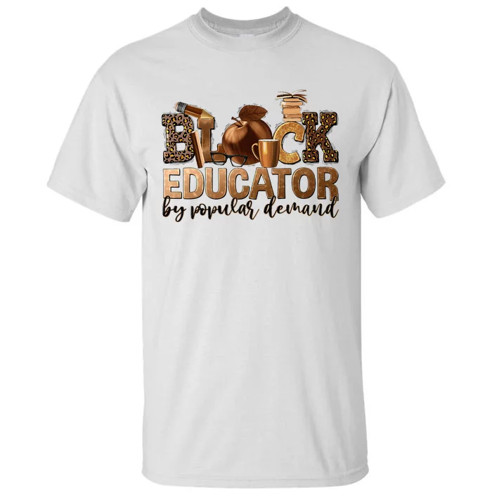 Teacher Educator African American Professor Tall T-Shirt