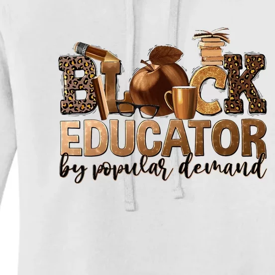 Teacher Educator African American Professor Women's Pullover Hoodie