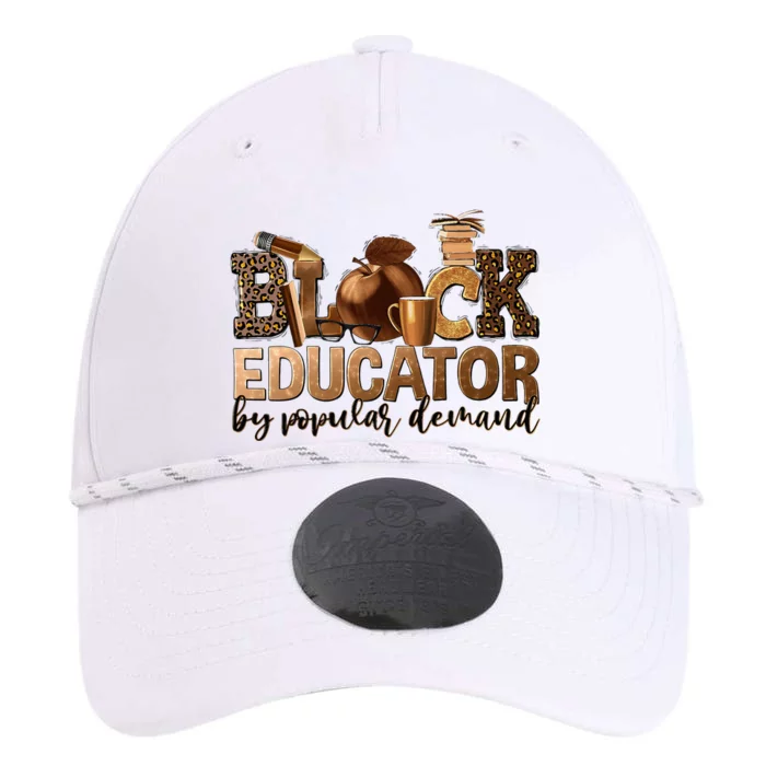 Teacher Educator African American Professor Performance The Dyno Cap