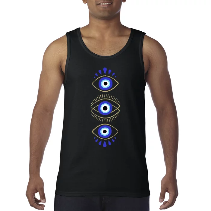 Third Eye All Seeing Spiritual Mystical Evil Eye Protection Tank Top