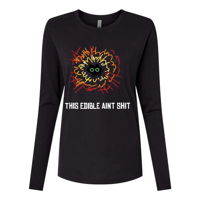 This Edible Aint Womens Cotton Relaxed Long Sleeve T-Shirt