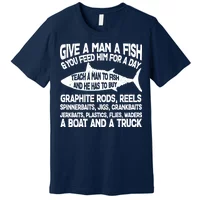 Teach A Man A Fish and He Has to Buy A Boat Tall T-Shirt