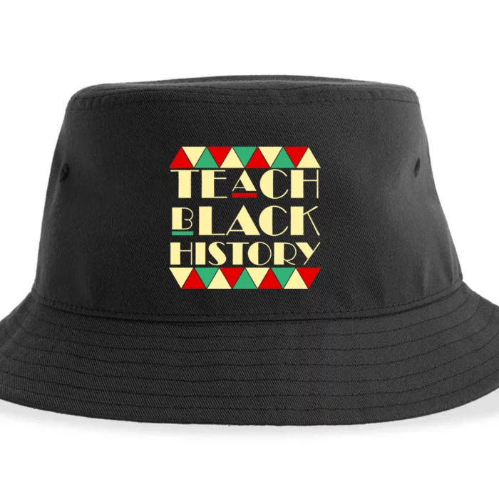 Teach Black History African Pride Sustainable Bucket Hat