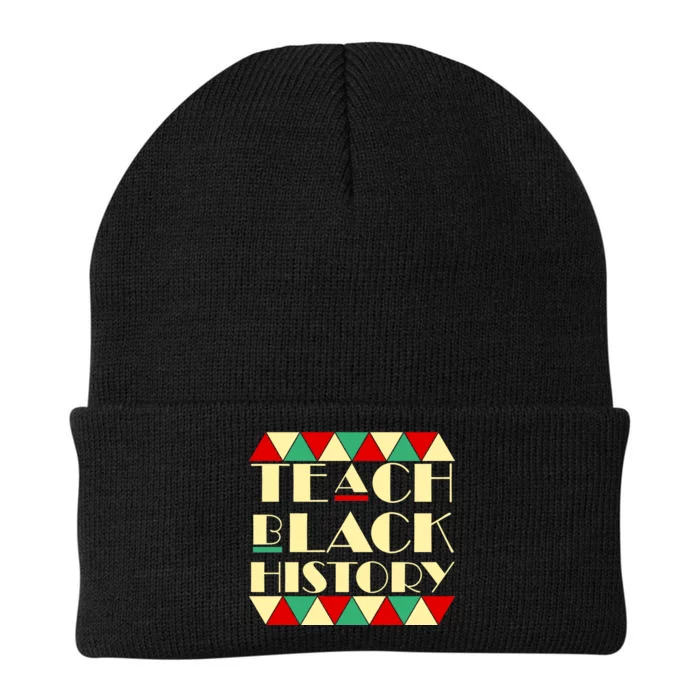 Teach Black History African Pride Knit Cap Winter Beanie