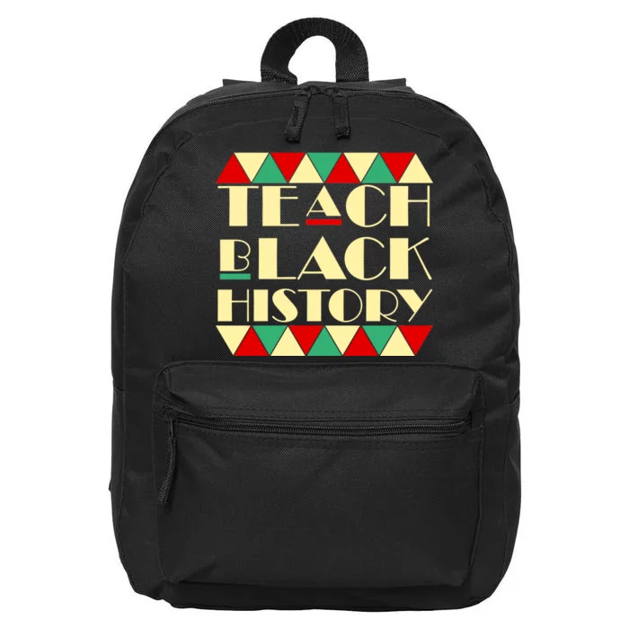 Teach Black History African Pride 16 in Basic Backpack