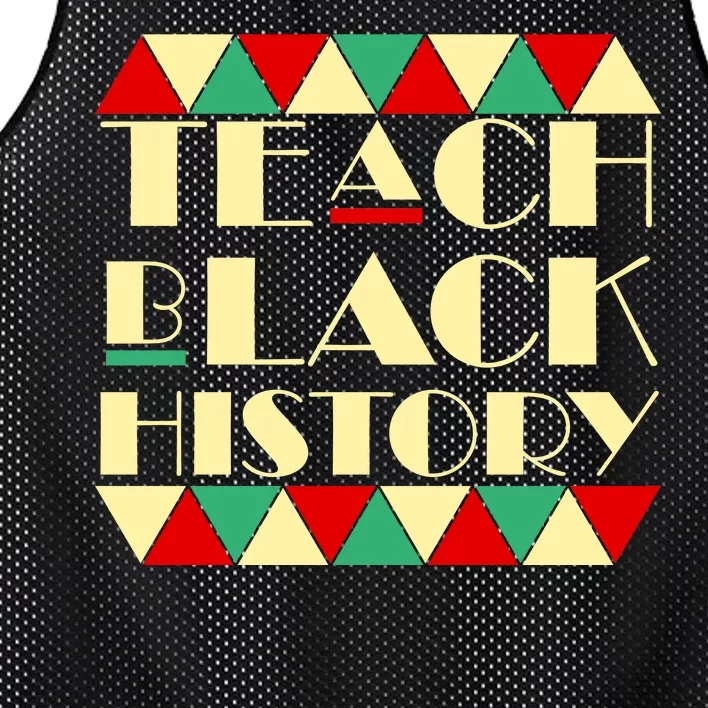 Teach Black History African Pride Mesh Reversible Basketball Jersey Tank