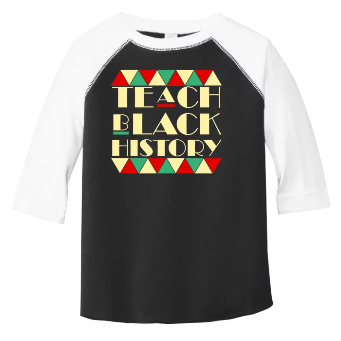 Teach Black History African Pride Toddler Fine Jersey T-Shirt