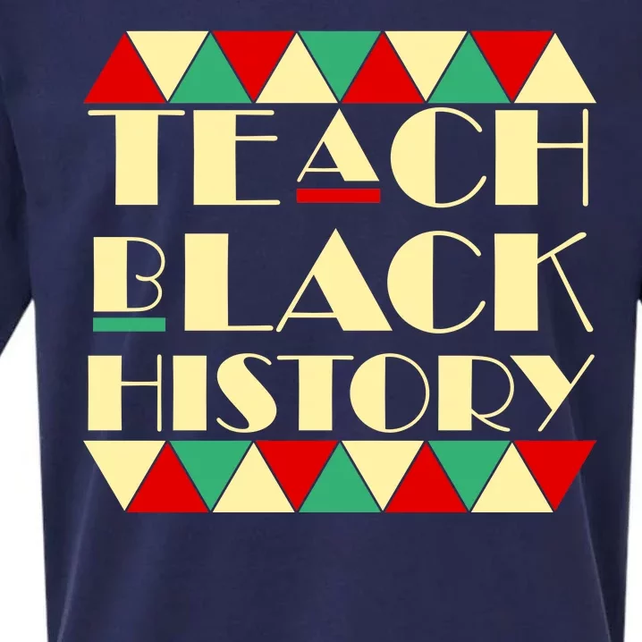 Teach Black History African Pride Sueded Cloud Jersey T-Shirt