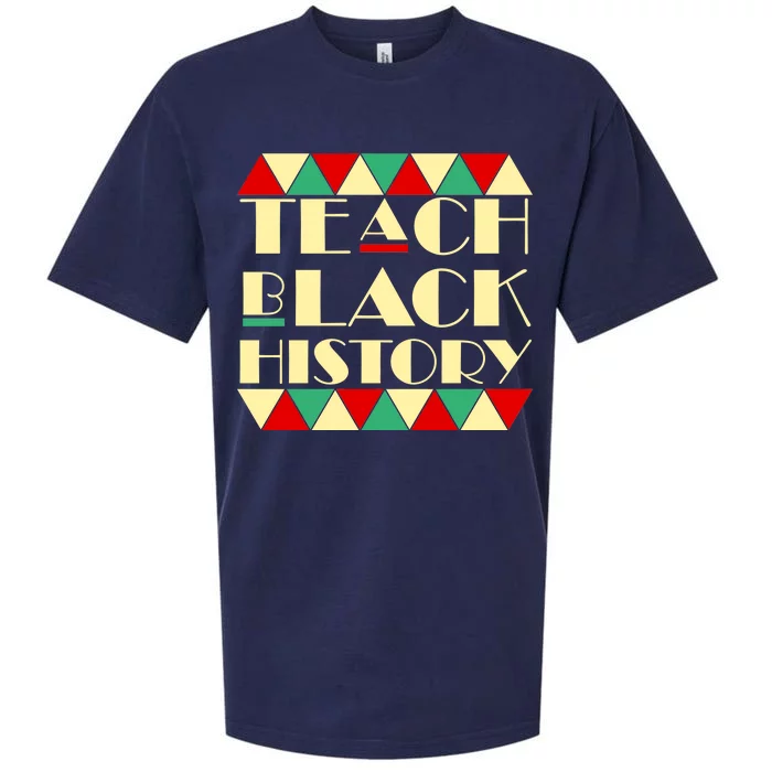 Teach Black History African Pride Sueded Cloud Jersey T-Shirt