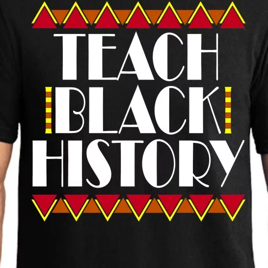 Teach Black History African Teacher Pajama Set