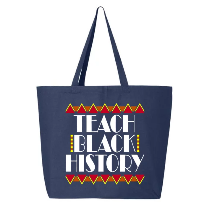 Teach Black History African Teacher 25L Jumbo Tote