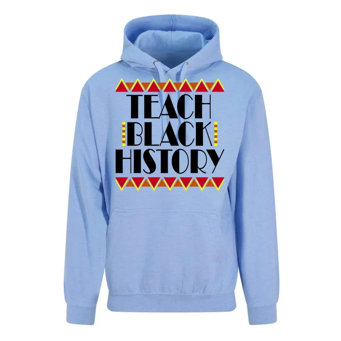 Teach Black History African Teacher Unisex Surf Hoodie