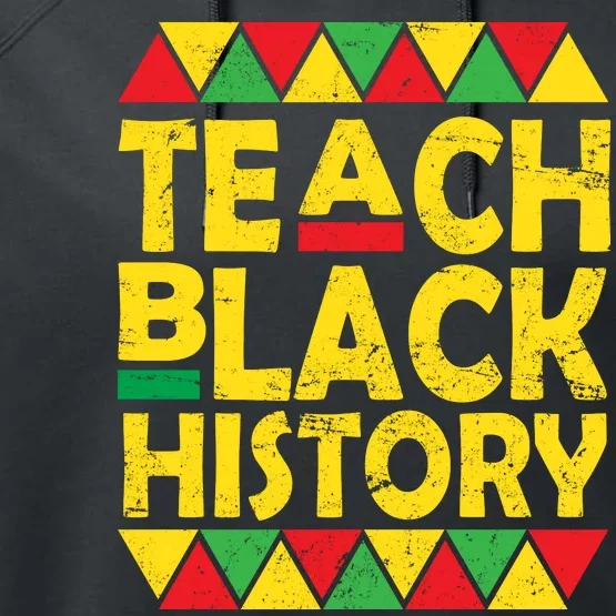 Teach Black History Month School Teacher Performance Fleece Hoodie