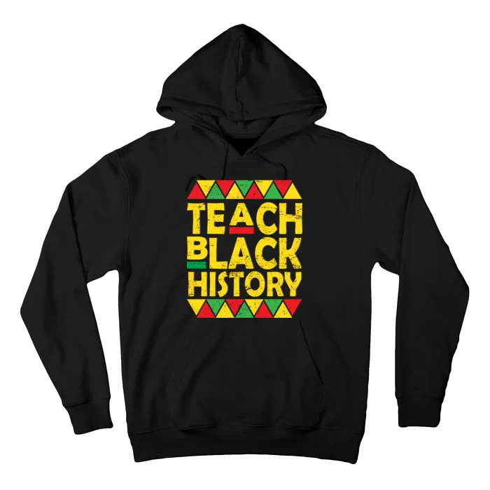 Teach Black History Month School Teacher Hoodie