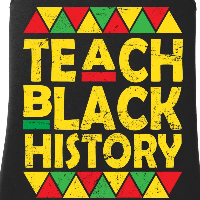 Teach Black History Month School Teacher Ladies Essential Tank