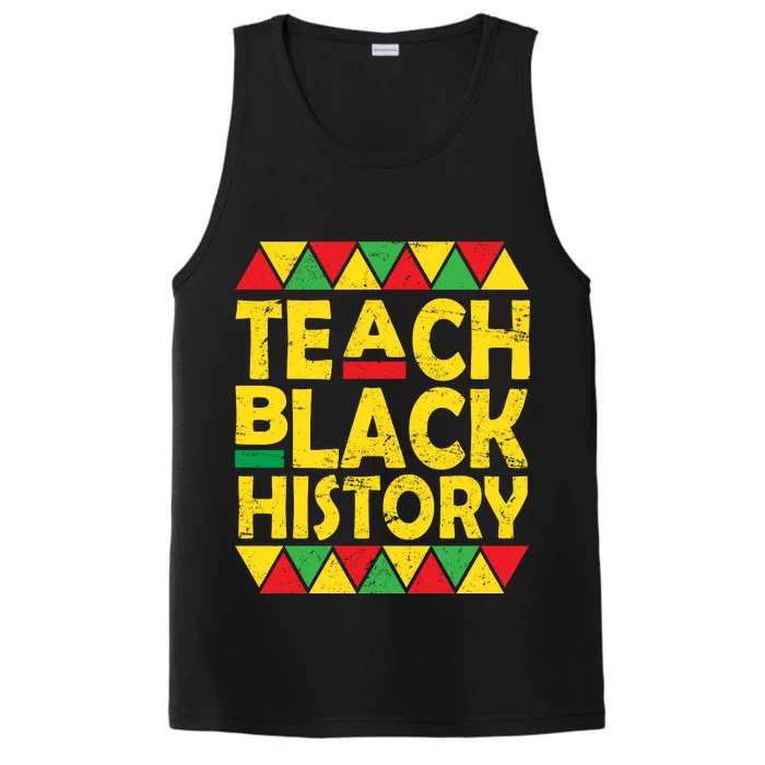 Teach Black History Month School Teacher Performance Tank