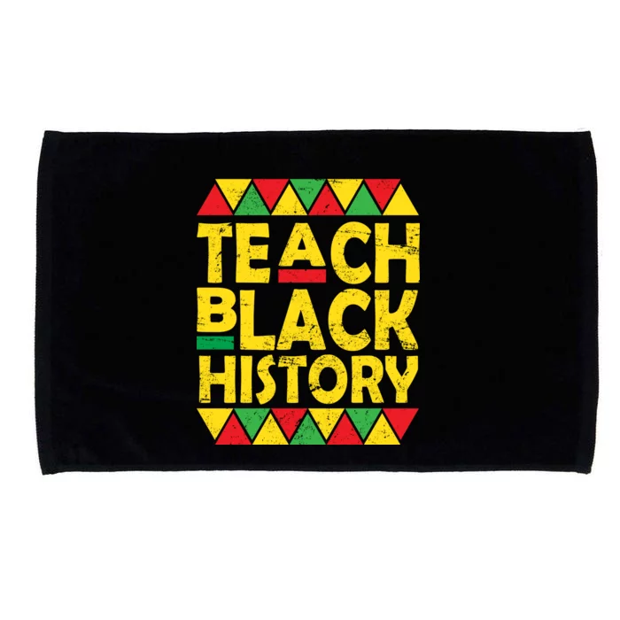 Teach Black History Month School Teacher Microfiber Hand Towel