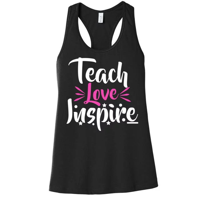 Teach Love Inspire Women's Racerback Tank