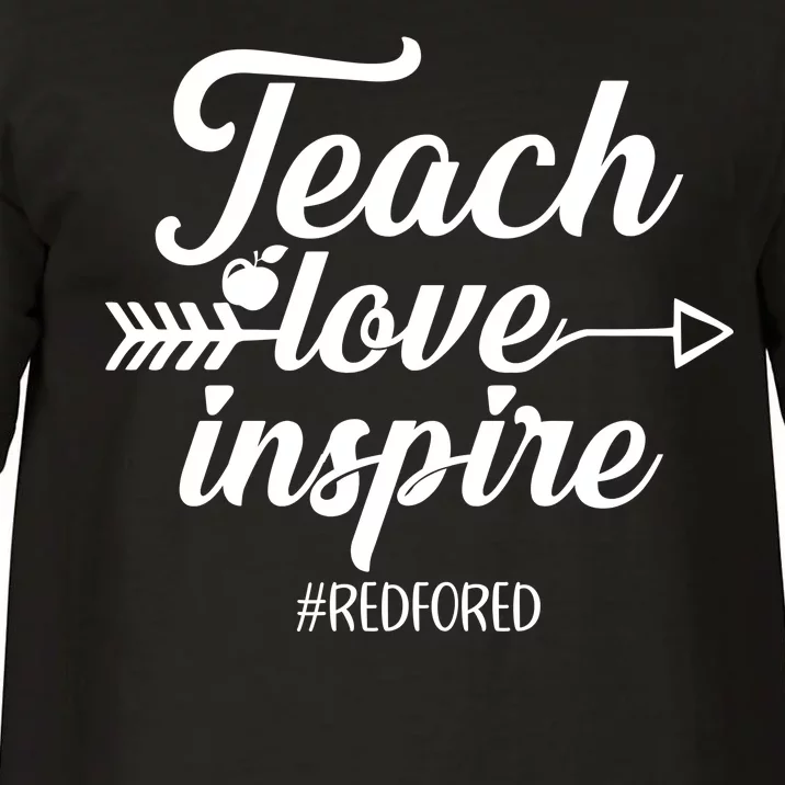 Teach Love Inspire Red For Ed1 Comfort Colors T-Shirt