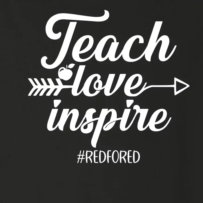 Teach Love Inspire Red For Ed1 Toddler Long Sleeve Shirt