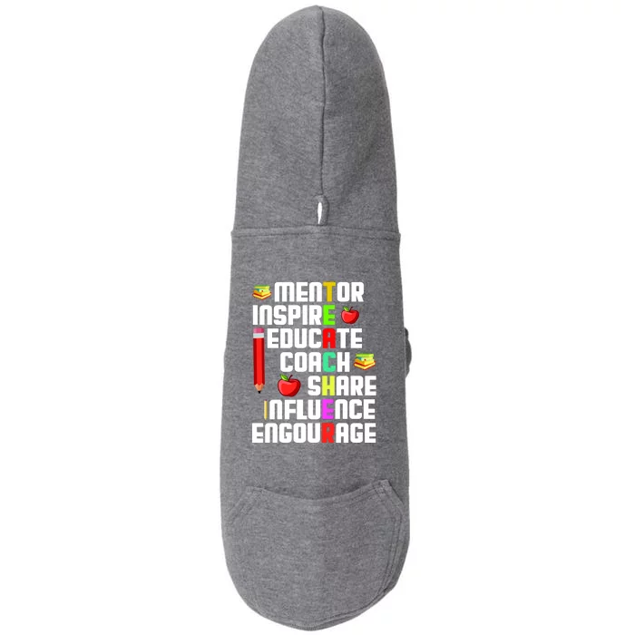 Teacher Doggie 3-End Fleece Hoodie