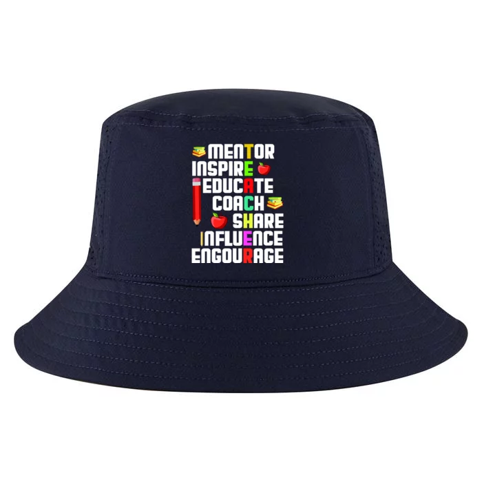 Teacher Cool Comfort Performance Bucket Hat