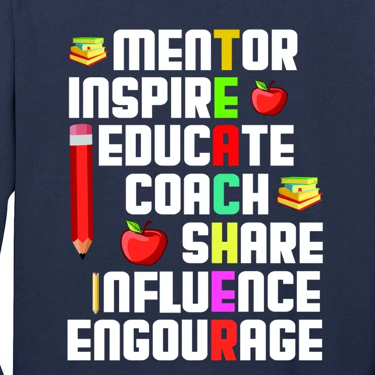 Teacher Tall Long Sleeve T-Shirt