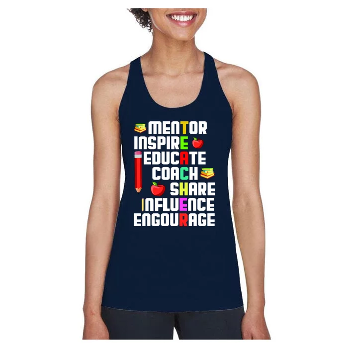 Teacher Women's Racerback Tank