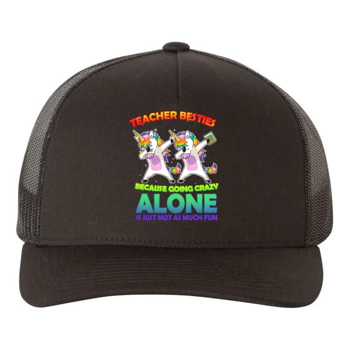 Teacher Besties Yupoong Adult 5-Panel Trucker Hat