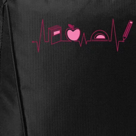 Teacher Heartbeat City Backpack