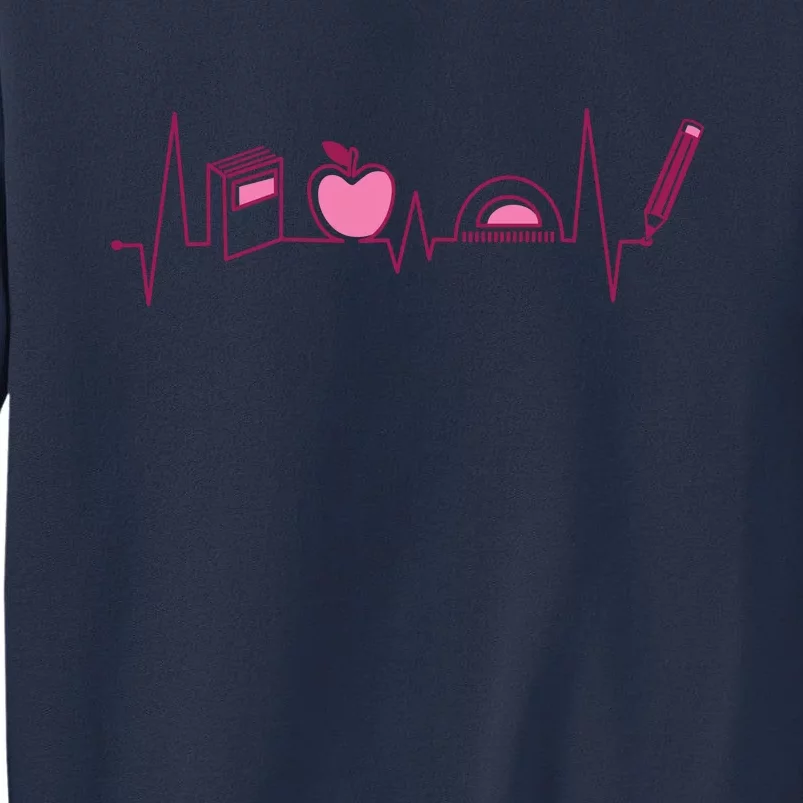 Teacher Heartbeat Sweatshirt