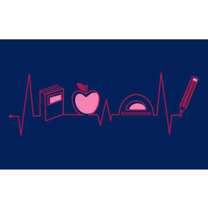 Teacher Heartbeat Bumper Sticker