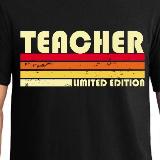 Teacher Limited Edition Retro Style Pajama Set