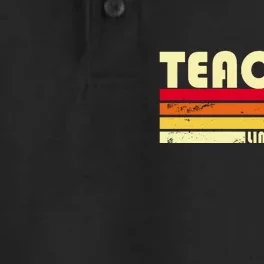 Teacher Limited Edition Retro Style Dry Zone Grid Performance Polo