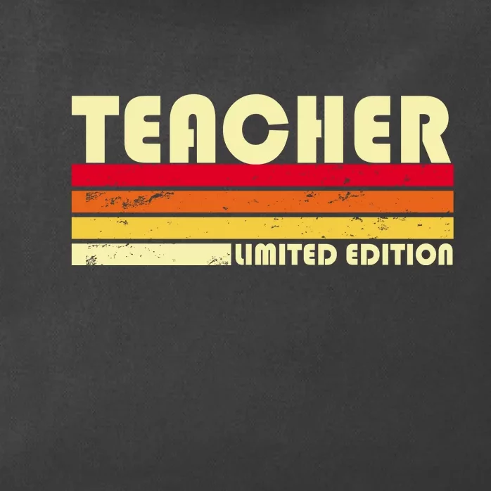 Teacher Limited Edition Retro Style Zip Tote Bag